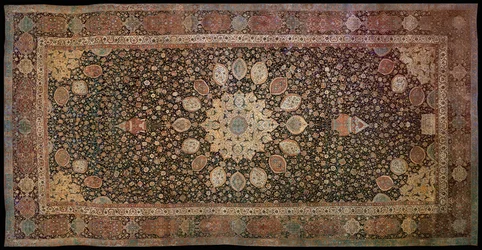 Ardabil carpet made for the mosque at Ardabil, Iran, 1530s
